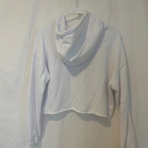 White waist high sweatshirt size small